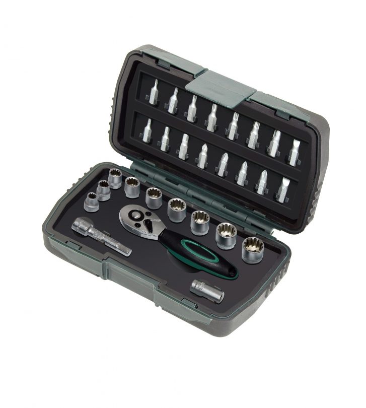 Socket Set 28-pcs Multi-Lock Precision