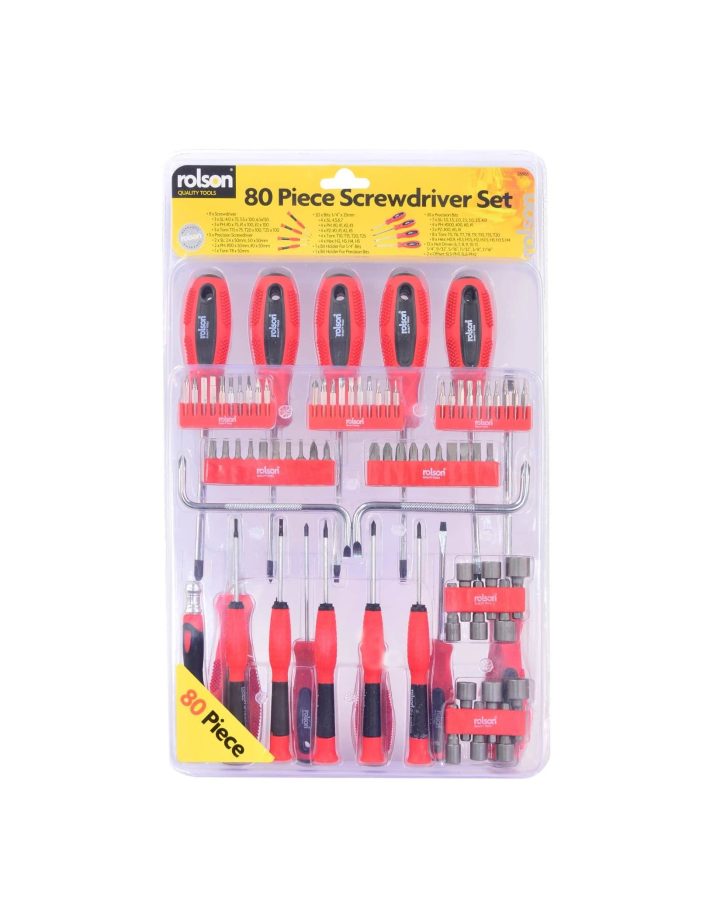 80-pcs Screwdriver Set