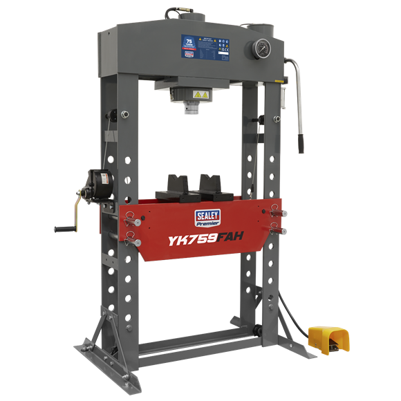 75T Premier Heavy-Duty Air/Hydraulic Press » Toolwarehouse