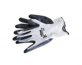 Grey Nitrile Coated Work Gloves » Toolwarehouse » Buy Tools Online