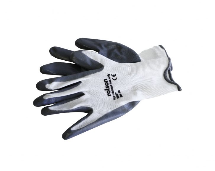 Grey Nitrile Coated Work Gloves » Toolwarehouse » Buy Tools Online