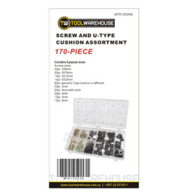 170pcs U-clip Screw Assortment » Toolwarehouse » Buy Tools Online