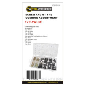 170pcs U-clip Screw Assortment » Toolwarehouse » Buy Tools Online