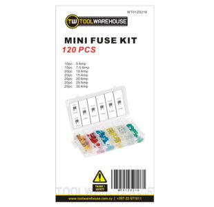 120pcs Mini Fuse Kit » Toolwarehouse » Buy Tools Online