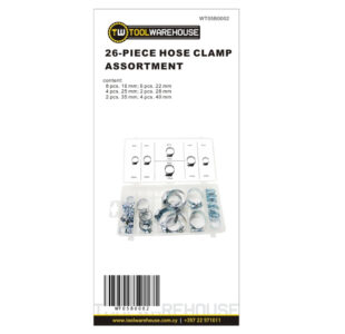 26pc Hose Clamp Assortment » Toolwarehouse » Buy Tools Online