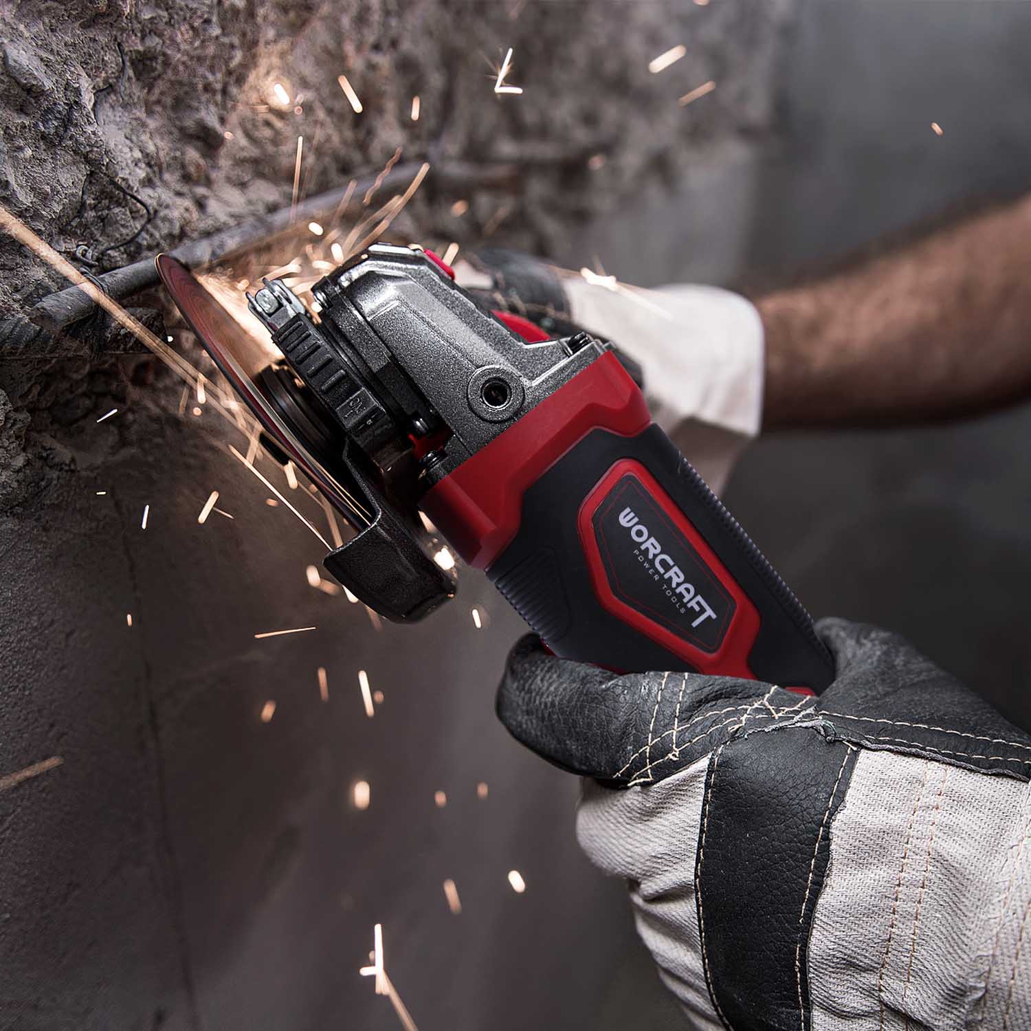 Brushless shop angle grinder