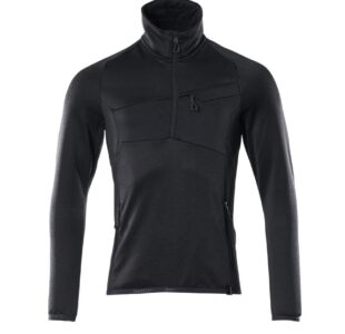 Fleece Jumper with half zip, dark navy » Toolwarehouse