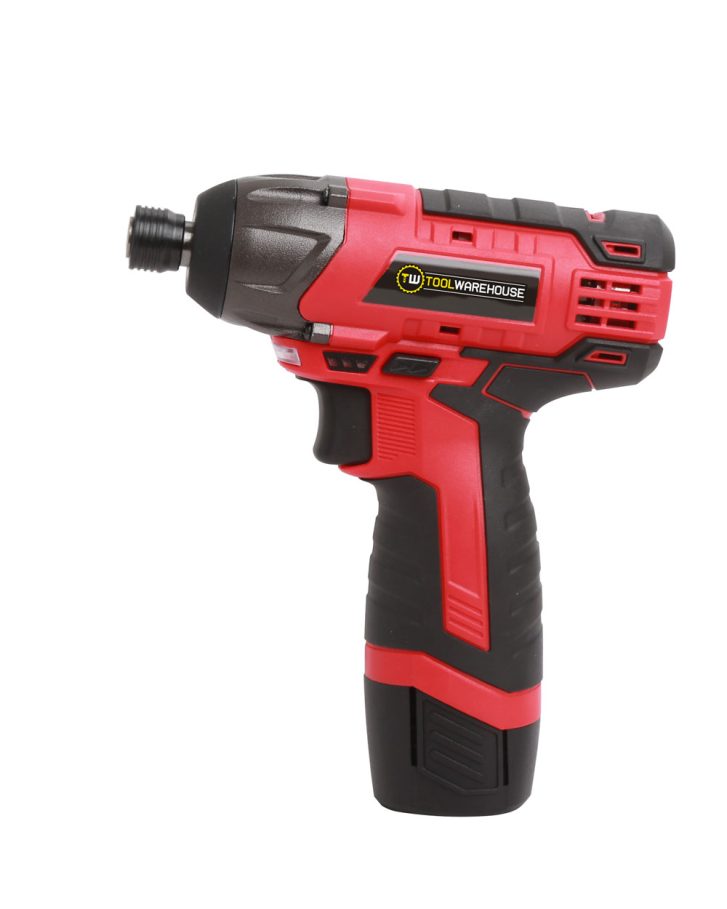 10.8V Cordless Impact Screwdriver by Toolwarehouse. Compact and lightweight design makes this tool easy to use in tight spaces.