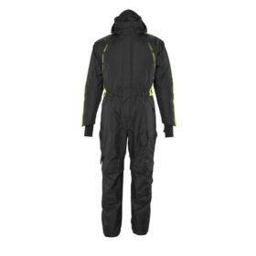 Boilersuit, kneepad pockets, black/hi-vis yellow » Toolwarehouse