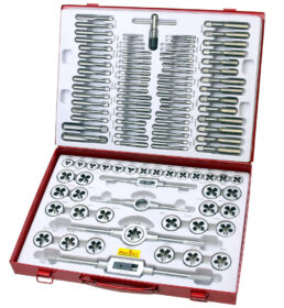 110pcs Metric Tap And Die Threading Tool Set » Toolwarehouse