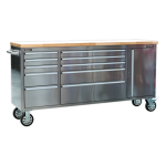 10 Drawer & Cupboard Stainless Steel » Toolwarehouse