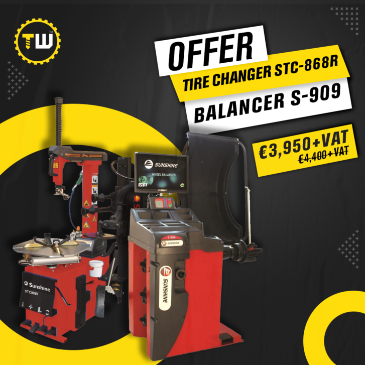 Tire Changer and Balancer Combo » Toolwarehouse