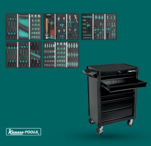 Kamasa 7-Drawer Toolbox with 5-Drawer Tools » Toolwarehouse