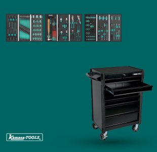 Kamasa 7-Drawer Toolbox with 3-Drawer Tools » Toolwarehouse