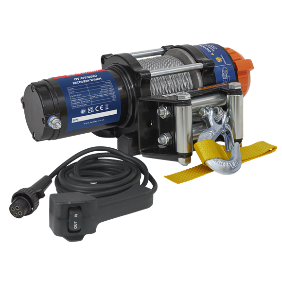 ATV/Quad Recovery Winch 2500lb » Toolwarehouse