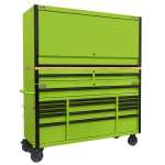 15 Drawer Mobile Trolley Hutch & 2 Drawer Riser » Toolwarehouse