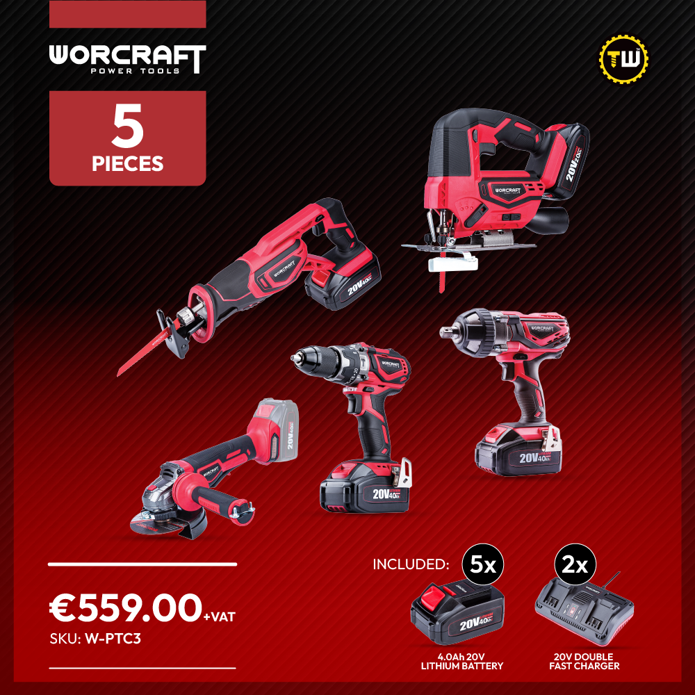 5-Pieces Power Tool Combo » Toolwarehouse » Buy Tools Online