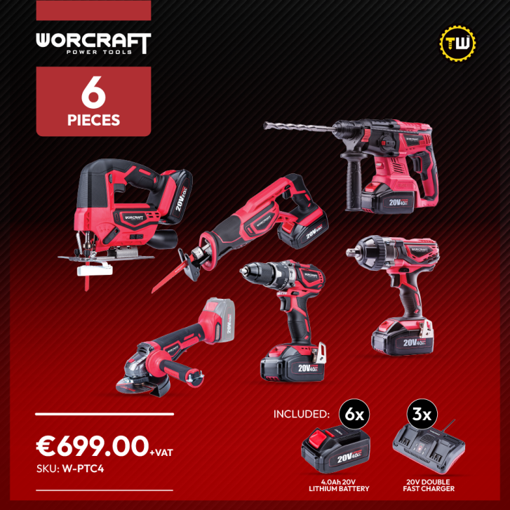6-Pieces Power Tool Combo » Toolwarehouse » Buy Tools Online