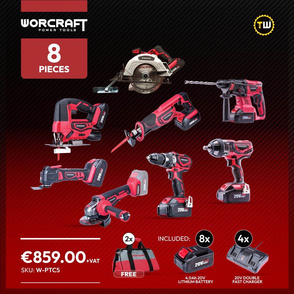 8-Pieces Power Tool Combo » Toolwarehouse » Buy Tools Online