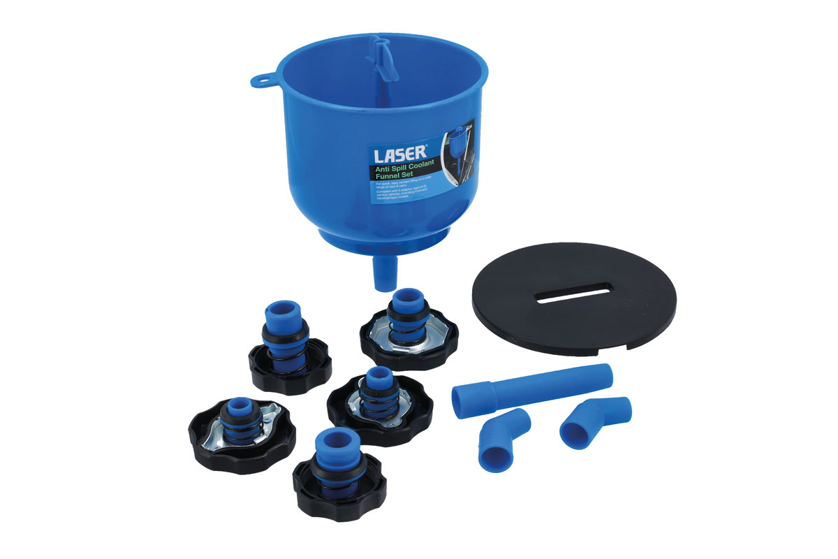 Anti Spill Coolant Funnel Set » Toolwarehouse