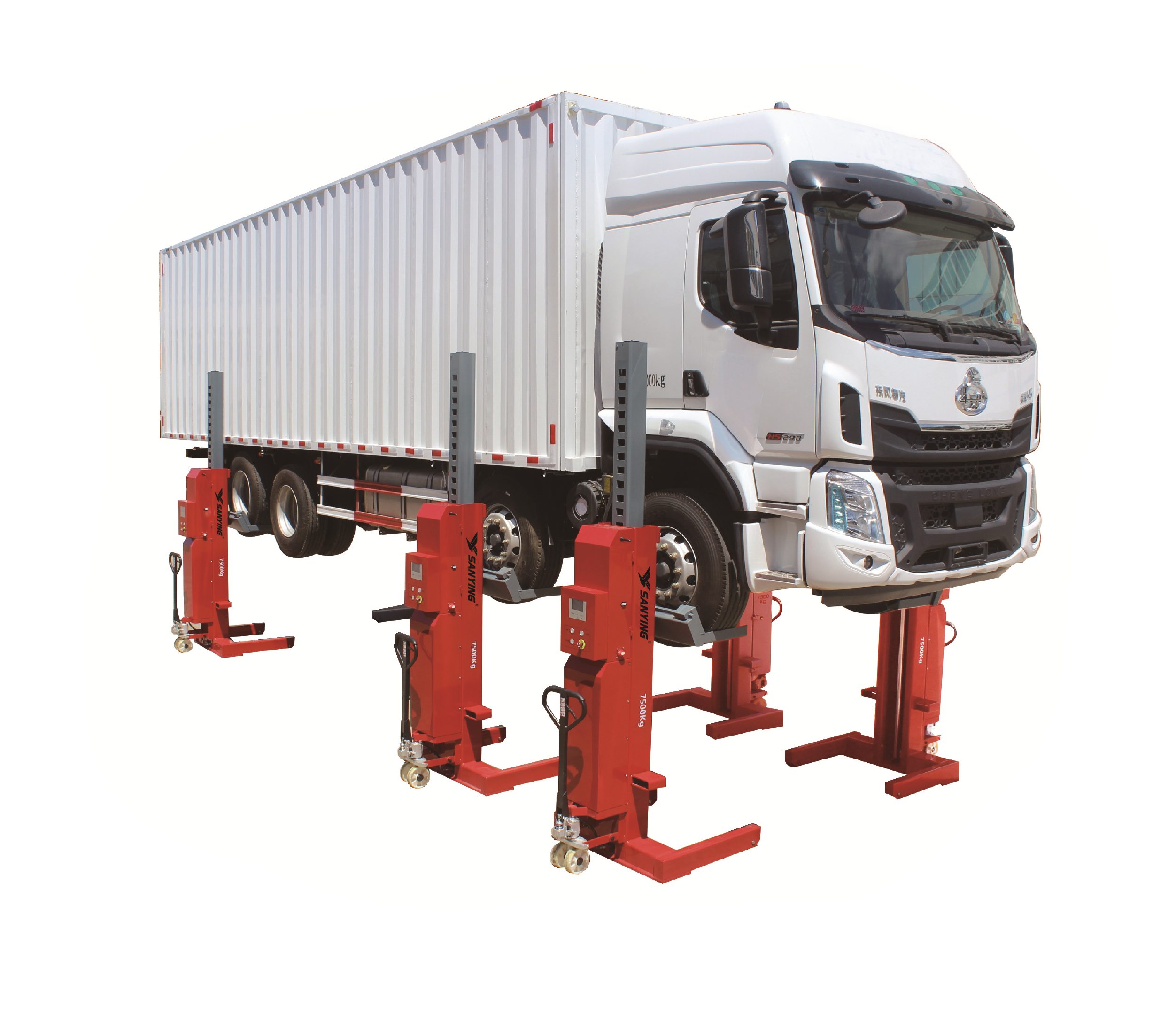 7.5 Tons Heavy Duty Hydraulic Column Lifts » Toolwarehouse