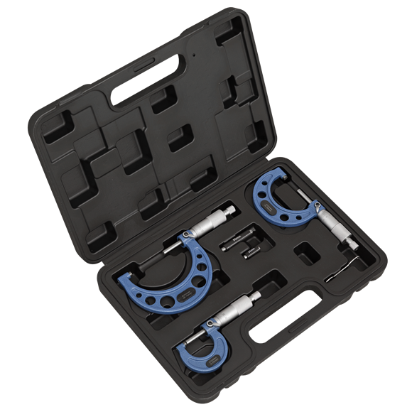 3pc Micrometer Set - Metric » Toolwarehouse » Buy Tools Online