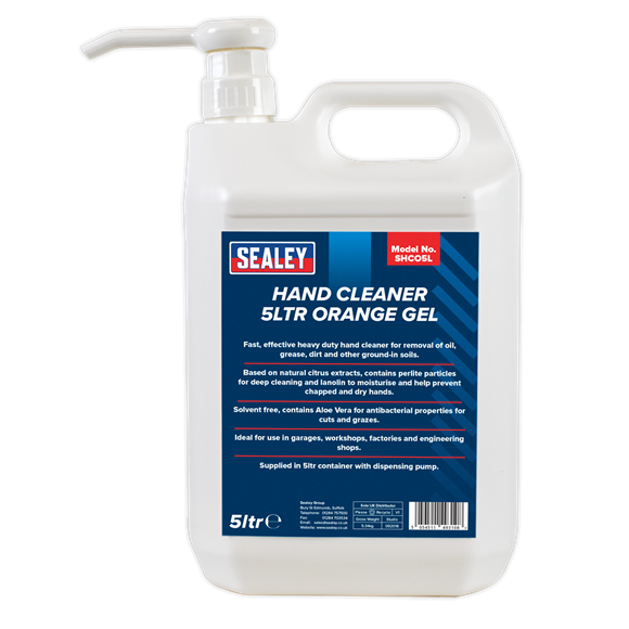 5L Heavy-Duty Hand Cleaner Orange Gel » Toolwarehouse