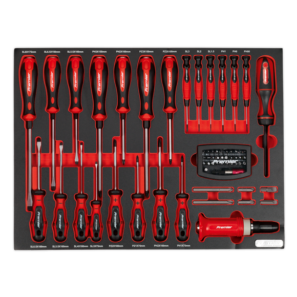 72pc Screwdriver Set with Tool Tray » Toolwarehouse