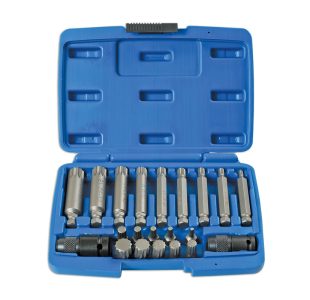 Spline Impact Bit Set 21pc » Toolwarehouse