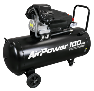 100L V-Twin Direct Drive Air Compressor 3hp » Toolwarehouse