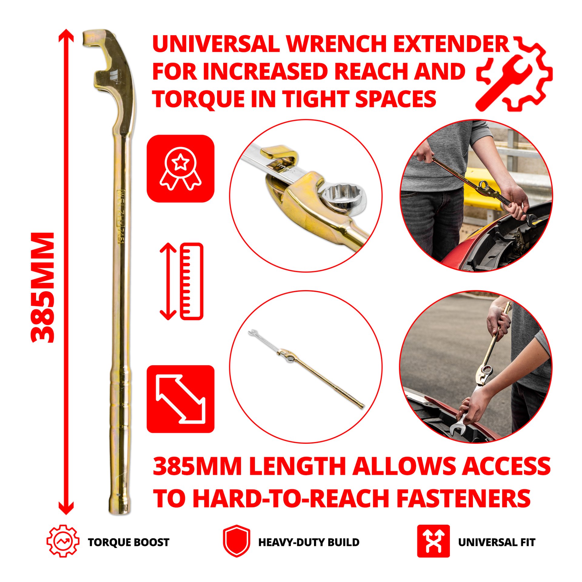 Universal Wrench Extender Tool » Toolwarehouse