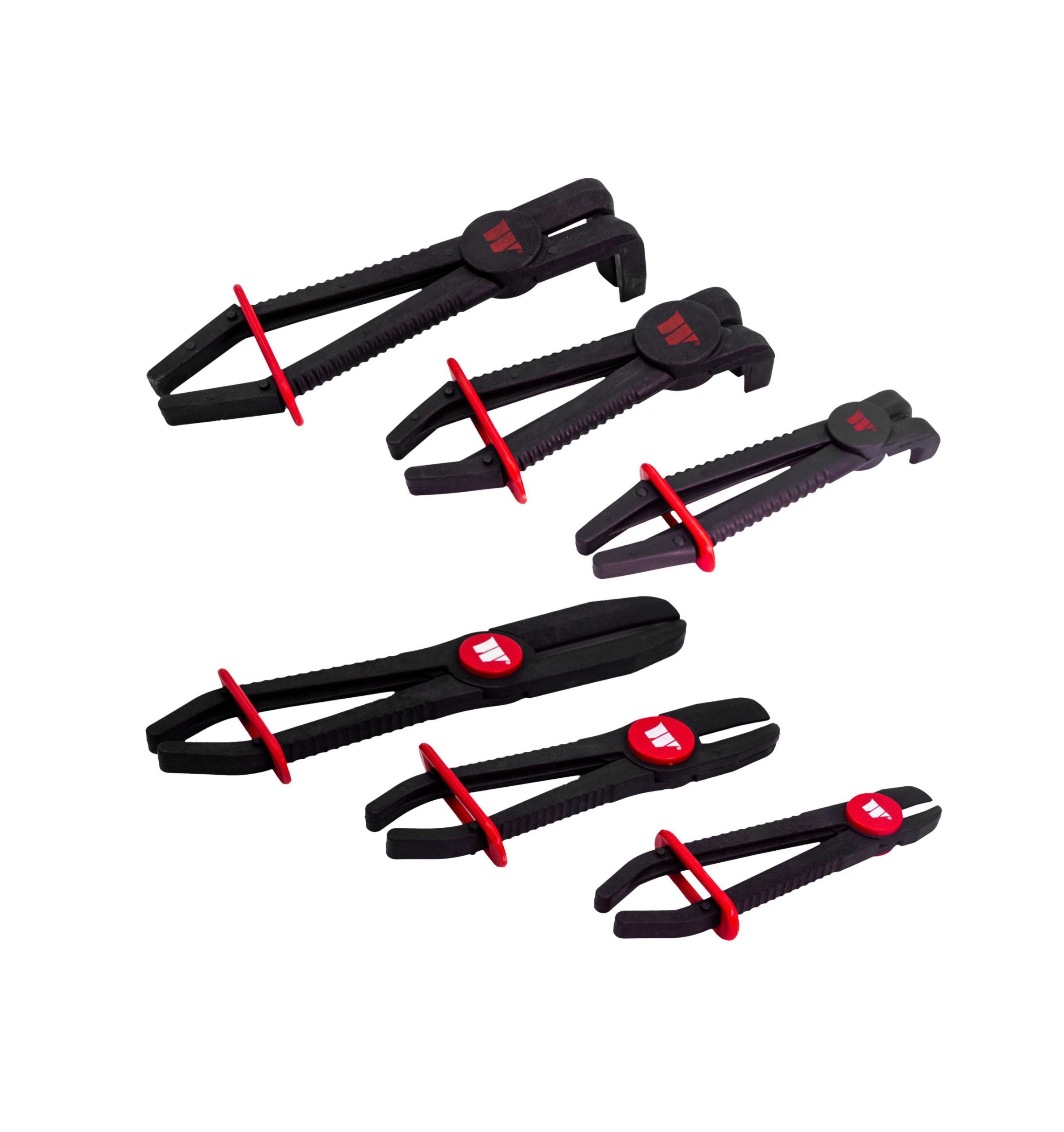 6pcs Angeled + Staright Hose Locking Pliers » Toolwarehouse