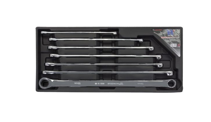 Aviation Ratchet Spanner Set 8-19mm » Toolwarehouse